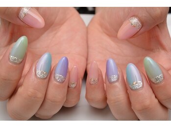 ネイルサロン Smith(スミス)/カラフル縦グラデネイル10626円