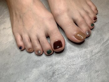 エンジェリック カラーズ(Angelic colors)/ワンカラーフットネイル