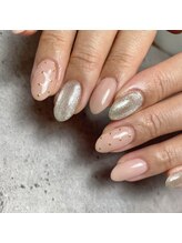 アンドエミニー エン ラボーテ(& EMINY 艶 la beaute)/シンプルニュアンスネイル