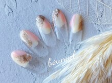 ボネール(nail ＆ eyelash Bounail)/ニュアンス　塗りかけ