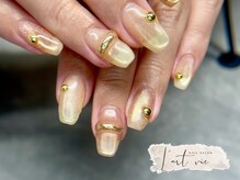 ラウヴィ(L'artVie)/シンプルアート×リングネイル