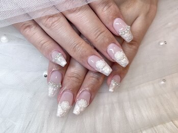 モカ 京橋(moca)/【Ayano】ブライダルネイル