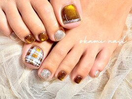 チェックネイル♪