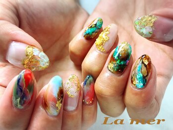 ラメール(La mer)/アシンメトリーネイル★