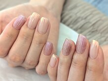 エムスラッシュ ネイル センター北店(M.SLASH)/マグネット＆ミラーネイル