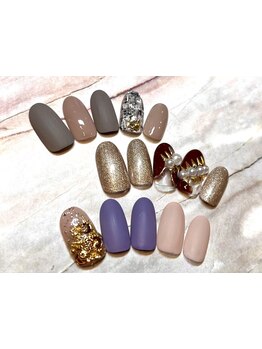 ショートネイルデザインが豊富