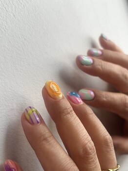 shihoカラフルネイル