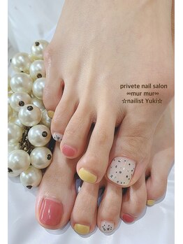 プライベート ネイルサロン マーマ(murmur)/パステルフットネイル