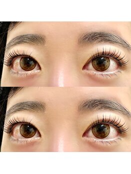 プラスアイ 赤羽東口店/まつ毛パーマ/担当：田中