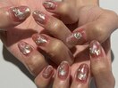 漆喰ネイル　うねうねネイル