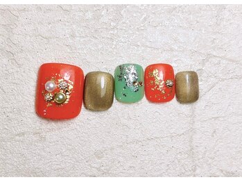 ギャザーパーティー 目白店(gatherparty)/2025シーズン【flowerネイル】