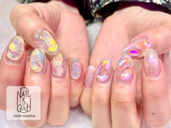 ネイルズガッシュ 武蔵小山店(NAILsGUSH)の写真/【ラメグラ・ワンカラー¥5500♪】技術・雰囲気・おもてなし…どこをとっても大満足な、数少ない上質サロン!