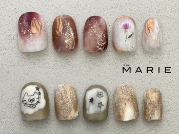 ザ マリー 三条店(THE MARIE)の写真/【初回オフ¥0】ショートネイルに映えるアートが豊富★シンプルでハイセンスなデザインはオフィスにも◎