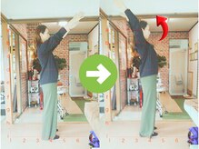 サプライズ整体院/40代ママさんの肩こり初回結果