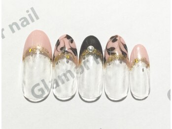 グラマーネイル(Glamor nail)/マーブル柄ネイル☆¥6,800