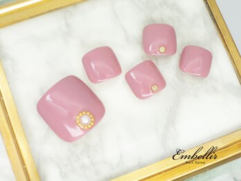 アンベリール 横浜店(Embellir)/(719)ブローチ風Footネイル