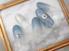 (1399)ニュアンスムーンネイル