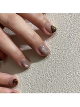 キイコネイル(kiiko.nail)/くすみパープルマグネット