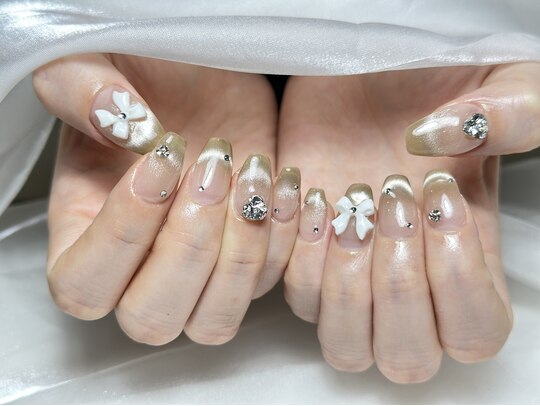 マグネットフレンチ リボン：PG008823482｜モナサロン(Mona salon)の 