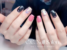 3色ネイル