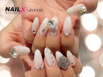 ネイリックス アヴェニール(NAILX avenir)/ホワイト韓国っぽストーン