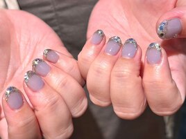 ホログラムフレンチネイル