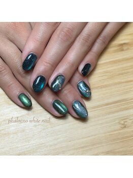 ファレノホワイト/お客様ネイル/フィルイン可能