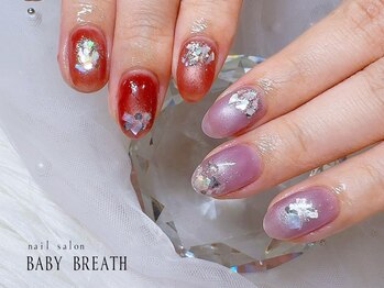 nail salon BABY BREATH【ネイルサロン　ベイビーブレス】/持込デザイン☆マグ×シェル