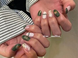グリーンニュアンスネイル