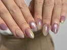 パープルグラデネイル