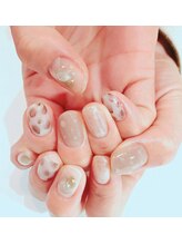 ストーリーアイラッシュアンドネイル(Story)/ダルメシアン★ニュアンスネイル