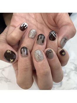 グリーディ(greedy)/バレンタインネイル