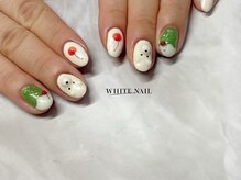 ホワイトネイル(WHITE NAIL)/持ち込み/アニマルネイル/パラ