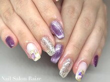 ライズ 本町店(Raize)/紫/シェルネイル