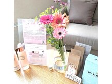 季節のお花でお迎えします