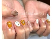 ニコ(nico)/ニュアンスぷくぷくフラワー