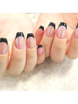ラバーズネイル(Lover's Nail)/ブラックフレンチ