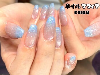 ネイルマフィア 恵比寿(NAIL MAFIA)の写真/【ラメグラ・ワンカラ-￥5500♪】技術・雰囲気・おもてなし…どこをとっても大満足な数少ない上質サロン☆