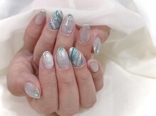 ラビーネイルズ 小倉魚町(Lovvy nails)/マグネットネイル☆うるうる☆