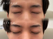 メンズ眉毛サロン EN BROW 六本木店【メンズアイブロウ/まつげパーマ/肌ピーリング】/眉毛スタイリング