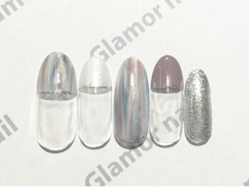 グラマーネイル(Glamor nail)/ぼかしネイル☆¥6,900
