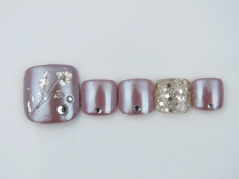 まつげアンドネイル ディアマンローズ(DIAMANT ROSE)/フットネイル 6600円