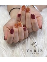 ヴリエ 小作店(VURIE)/べっ甲/秋ネイル