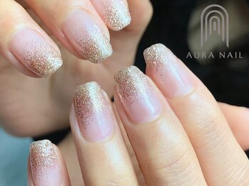 オーラ レアレア市川店内(AURA)/定番ラメグラデーション☆