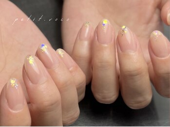 ジヅメイクセイ フィルイン センモンテン プティロコ(- Petit.roco)/自爪育成ラメグラデーション