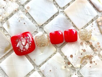 レアレアネイル(Lealeanail)/【パラジェル】FOOTシンプル