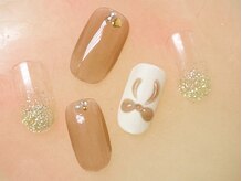 ベリー(berry)/定額B ¥6500 手書ぷくぷくリボン