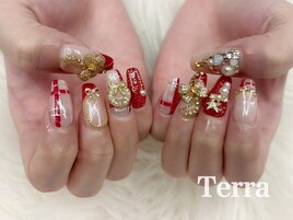 クリスマスネイル