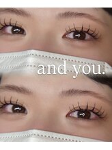 アンドユー(and you.)/バインド100束×まつ毛パーマ
