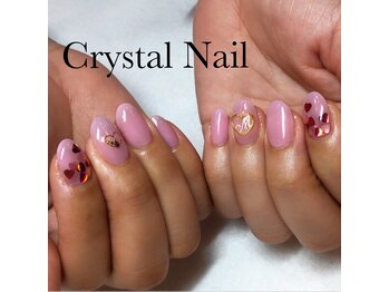 クリスタルネイル ボンベルタ橘店(CRYSTAL NAIL)/ハートネイル